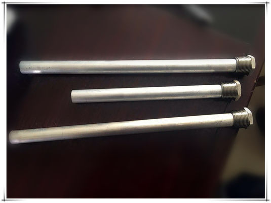 온수기 냄새 제어를 위한 21mm 아연 합금 Zn-Al-Cd 희생 양극 로드 600mm