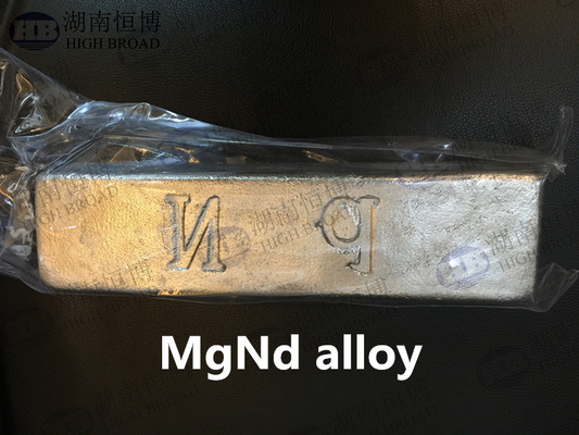 주된 합금 마그네슘 네오디뮴 MgNd 합금은 신장 힘을 개량합니다