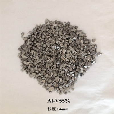 바나듐 알루미늄 마스터 합금 AlV5-85% 합금 잉곳 / 와플