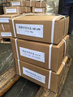 AlCu50% 알루미늄 구리 합금, 주사 합금 용품에 높은 경화 저항성