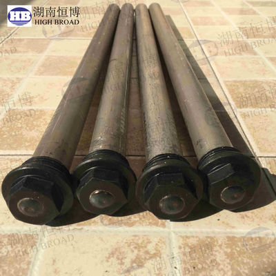 25mm 진크 합금 3 세그먼트 애노드 막대 1 NPT 1000mm 저장 탱크 보호