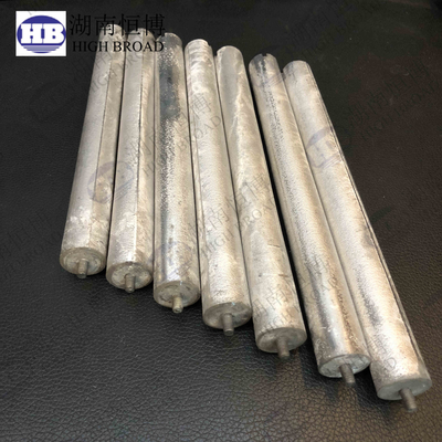 진크 알루미늄 AZ63 AZ31 마그네슘 애노드 막대 9mm-26mm 지름 유연성 경화 저항성
