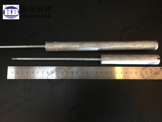 진크 알루미늄 AZ63 AZ31 마그네슘 애노드 막대 9mm-26mm 지름 유연성 경화 저항성