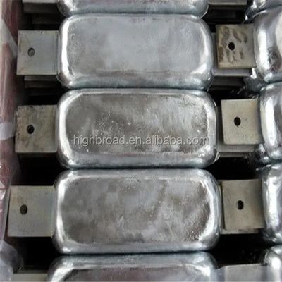 Outboard Motor Aluminum Sacrificial Anode Kit Yamaha Suzuki 60-300HP Trim Tab Bracket Block 3-Piece Set