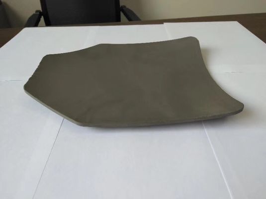NIJ 레벨 IV 독립 보호 및 멀티 커브 디자인과 함께 압력없는 시너지 불진 보론 탄화화물 R400 탄도 판