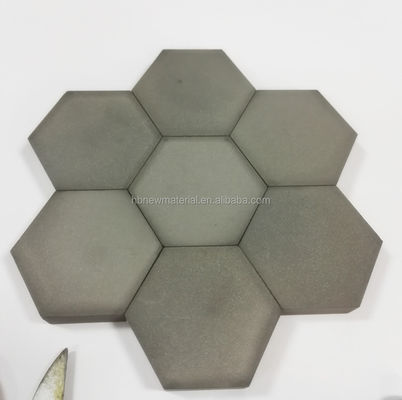 고강도 붕소 탄화물 세라믹 타일 B4C 타일 정사각형 100x100mm, 두께 3-8mm, 밀도 2.4-2.65g/cm3