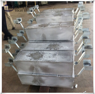 알루미늄 제사 안오드 (Al-In-Zn Alloy) 는 해양용 용품과 DNV 인증 된 카토드 보호용으로