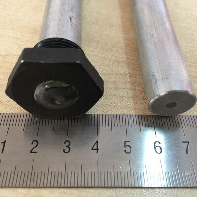 35mm 마그네슘 합금 중형 헥스 안오드 막대 M27 스레드 1200mm 해양 용품
