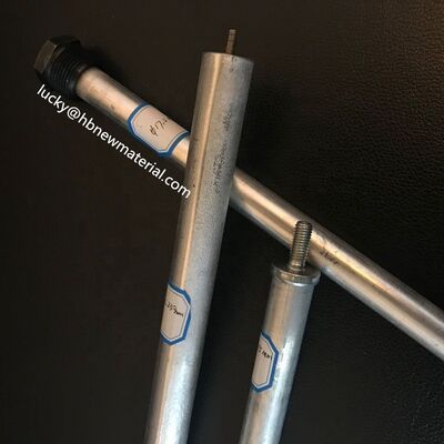 AZ63B 마그네슘 희생 양극 막대 44인치 3/4 NPT(PTFE 테이프 포함) 고착 방지 복합 온수기 키트
