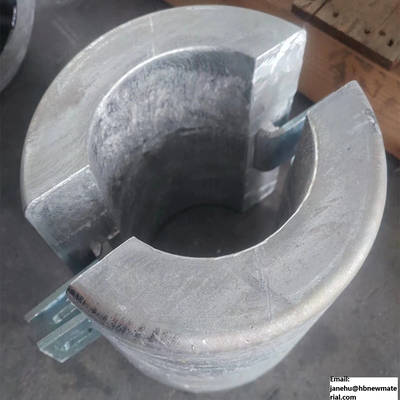 진흙 구역 낮은 저항성 알루미늄 희생 안오드 1000x200x150mm 81kg Al-Zn-In-Sn 합금