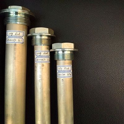 25mm 알루미늄 합금 고강도 양극봉 1 NPT 1200mm 산업용 보일러 대규모 보호