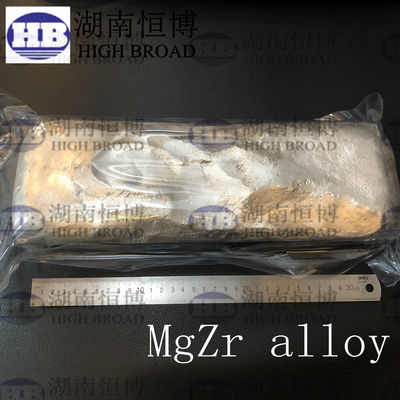 MgZr25 마그네슘 지르코늄 마스터 알로이 5kg 와플 잉그트에서 곡물 정제용 25% 지르코늄 함유