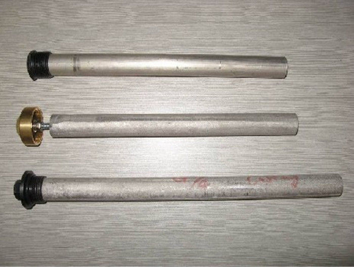 21mm 알루미늄 합금 3 세그먼트 애노드 막대 1000mm 상업용 보일러용 볼트 함께 설계