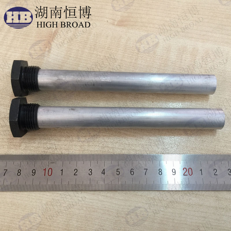 16mm 지름 900mm 길이 알루미늄 합금 유연 링크 안오드 막대 3/4 NPT 스레드 상업용 워터 히터