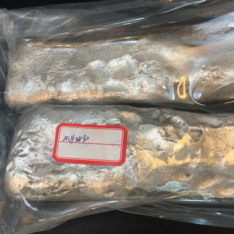 MgZr30 마그네슘 지르코늄 마스터 합금(항공우주 등급 결정립 미세화를 위한 30% 지르코늄 함량 및 99.5% 순도)