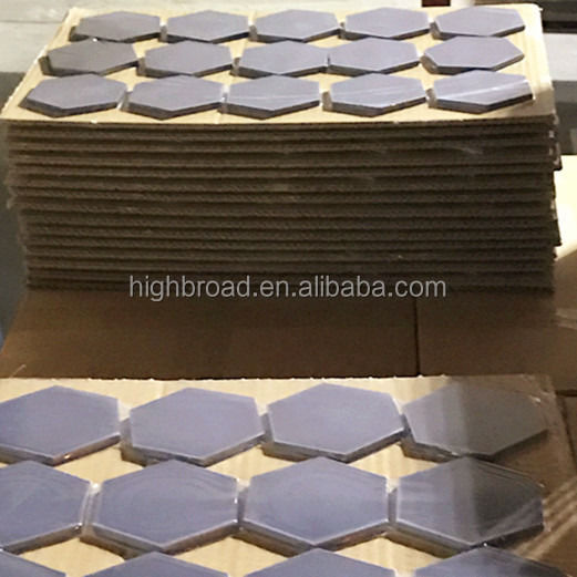 Pressureless Sintered Silicon Carbide Ceramic Tile SW30x5mm Hexagonal Tessellation Ballistic Armor Plate