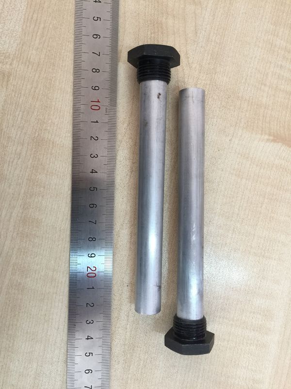 21mm 알루미늄 합금 솔리드 양극봉 3/4 NPT 600mm 경수 히터용 경수 보호