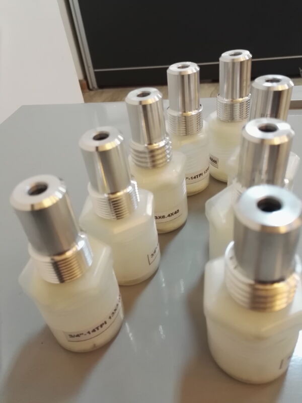 뜨거운 압축 보론 탄화물 벤투리 모래 분출 노즐 35x6mm B4C 세라믹 폭발 팁