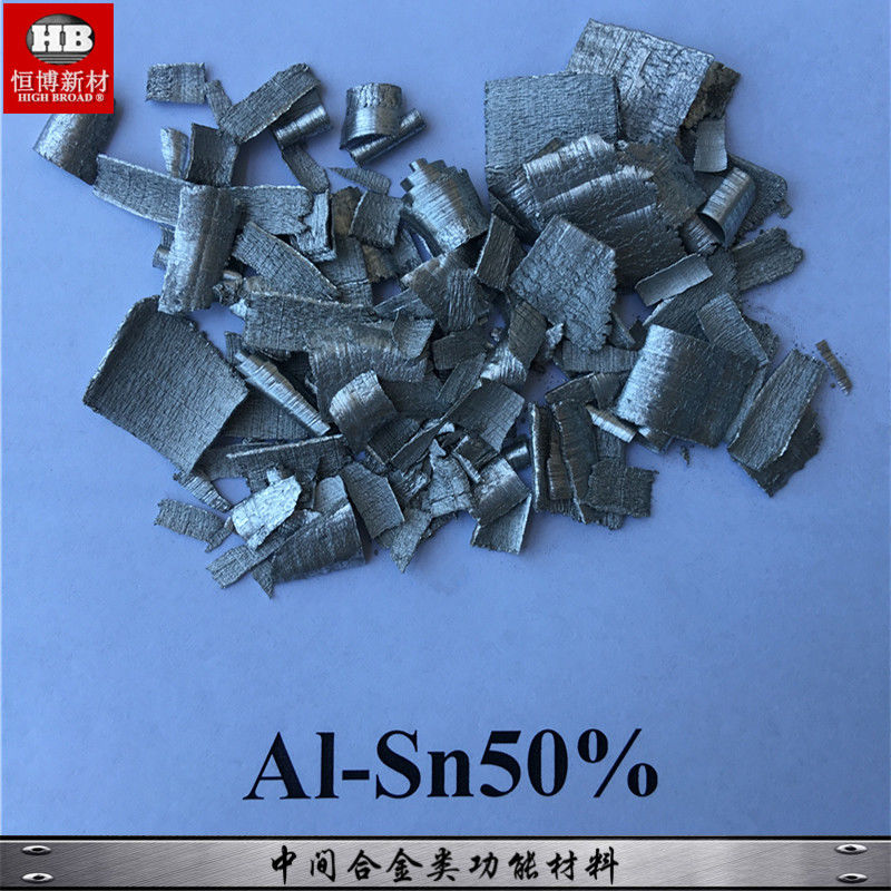AlSn50% 알루미늄 주석 마스터 합금 칩 (결정립 미세화 및 알루미늄 합금 특성 강화용)