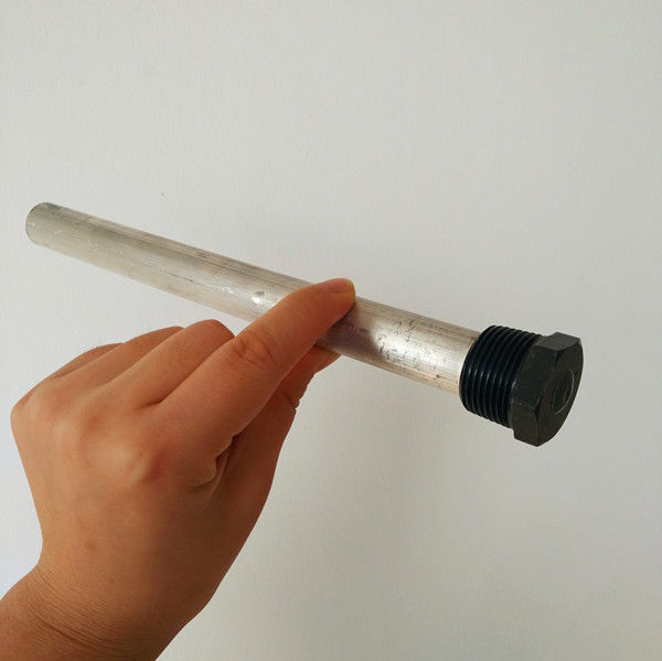 25mm 알루미늄 합금 고강도 양극봉 1 NPT 1200mm 산업용 보일러 대규모 보호